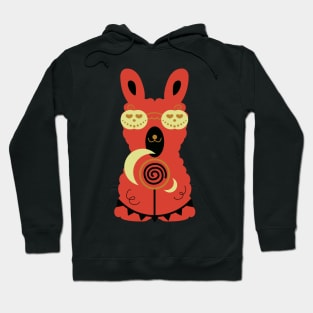 Halloween pumpkin llama Hoodie